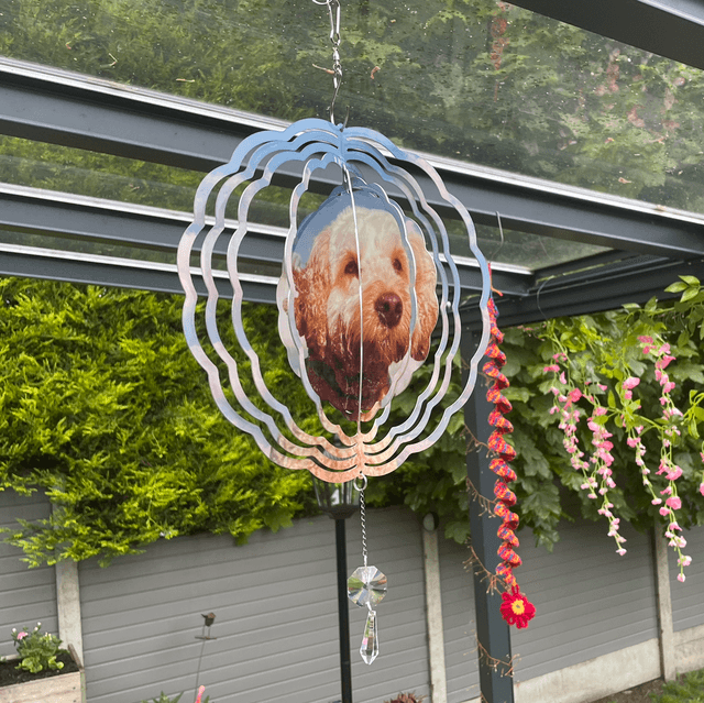 Double Sided Custom Wind Spinner