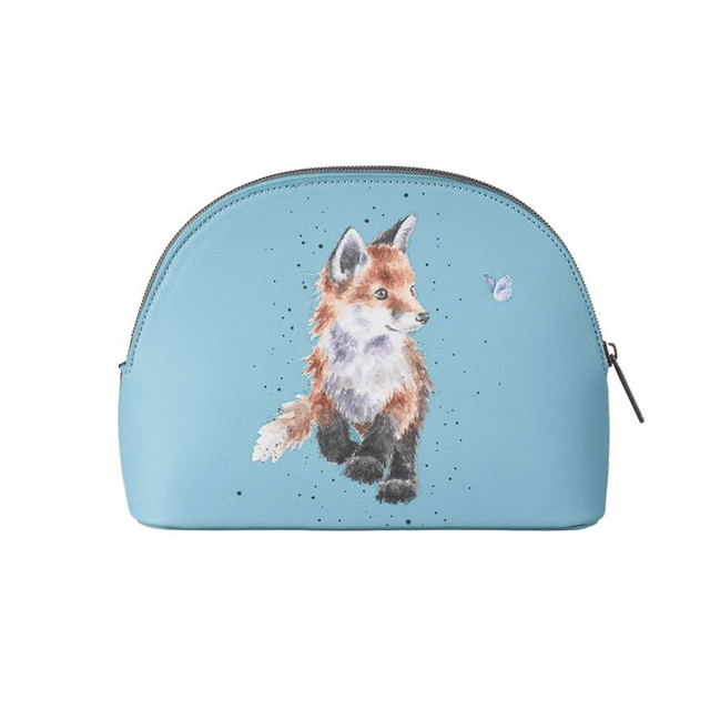 'BORN TO BE WILD' FOX MEDIUM COSMETIC BAG