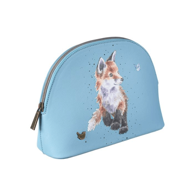 'BORN TO BE WILD' FOX MEDIUM COSMETIC BAG