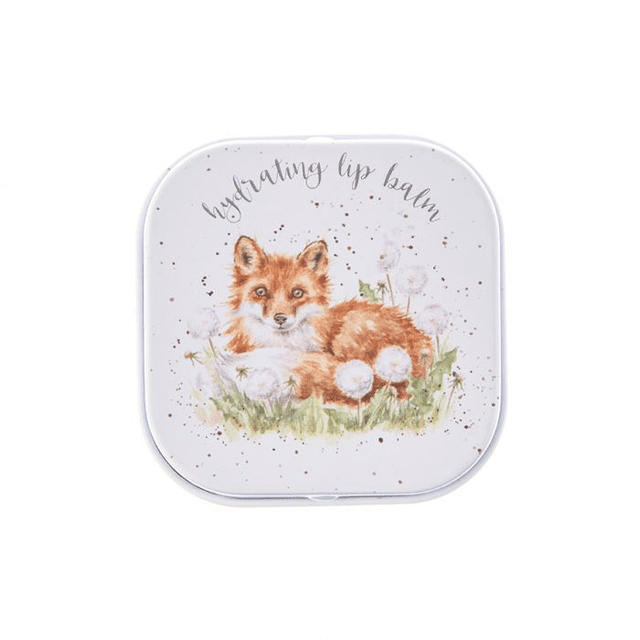 &#039;THE DANDY FOX&#039; FOX LIP BALM TIN